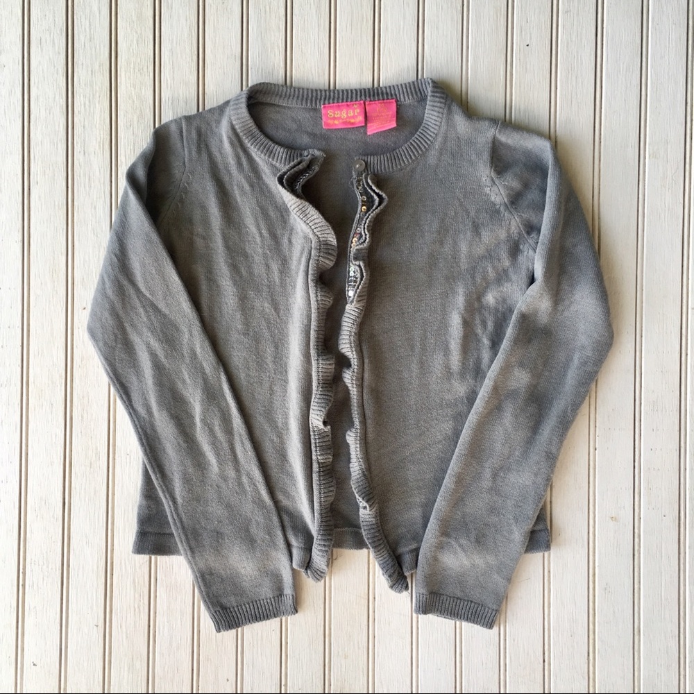 Girls Gray Sweater